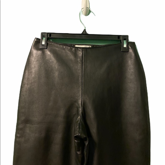 Hugo Buscati 100% Leather Women’s Pants Size 8 - Picture 2 of 6